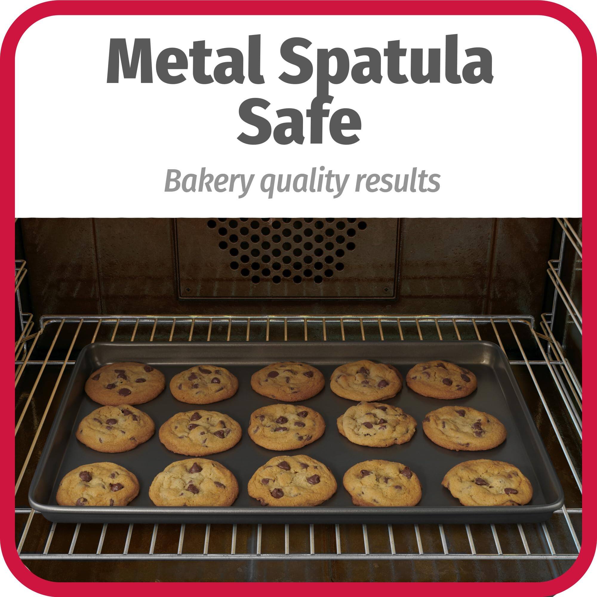 Metal Spatula Safe  
Bakery quality results