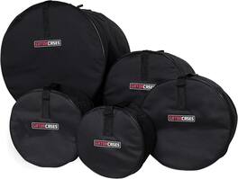 Gator - Standard Series 5-Piece Rock Drum Set Bag Set with 10mm Padding and 600D Nylon Construction