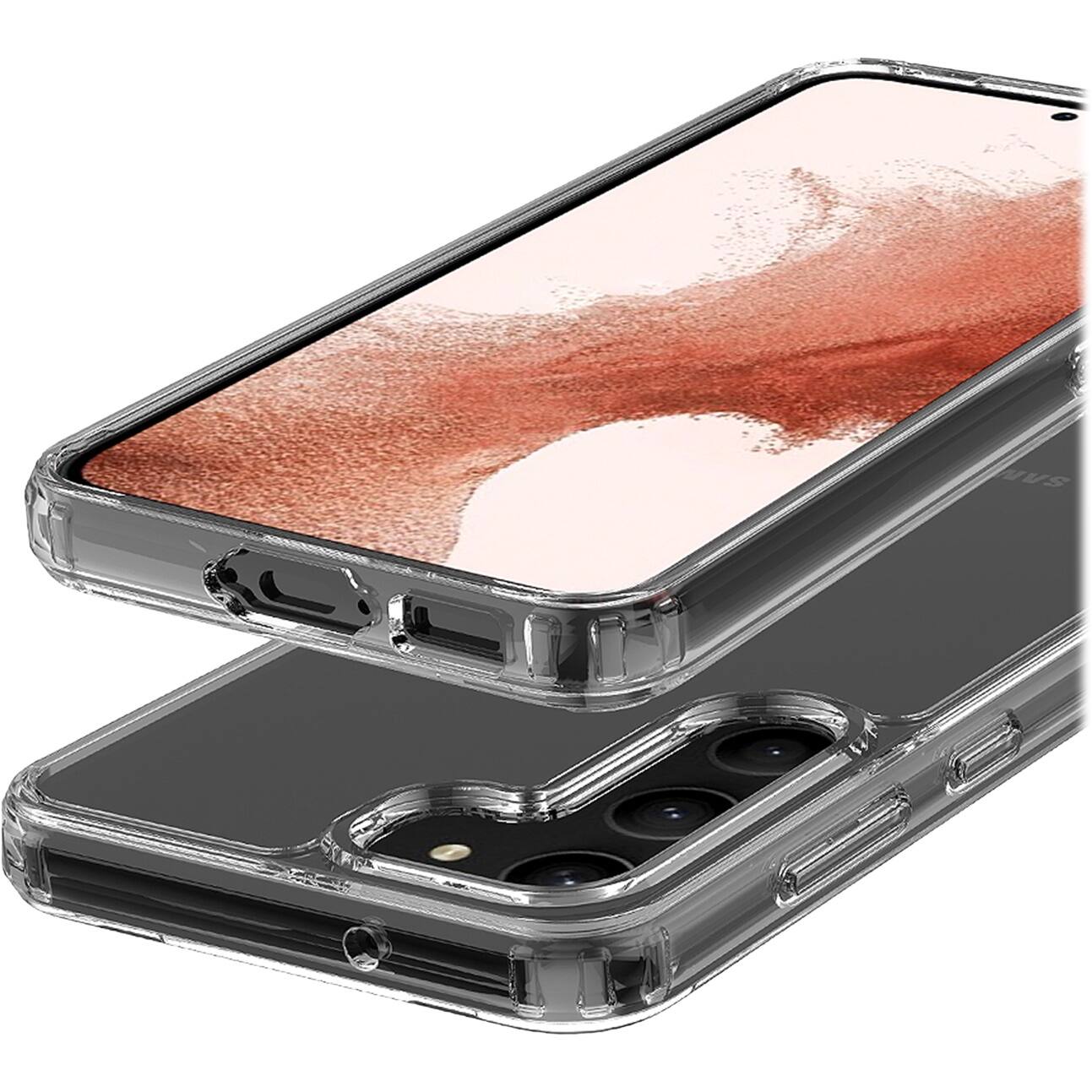 Alt View 12. SaharaCase - Hybrid-Flex Hard Shell Series Case for Samsung Galaxy S23 - Clear.