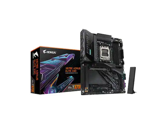 AORUS X87E ELITE X3D
AORUS X870E
AORUS X87BE
AORUS ELITE X3D
AMD Ryzen
AORUS X870E