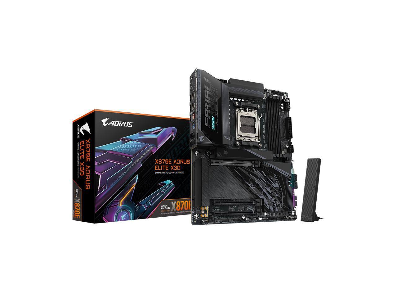 GIGABYTE - X870E AORUS ELITE X3D AM5 AMD X870E ATX Motherboard