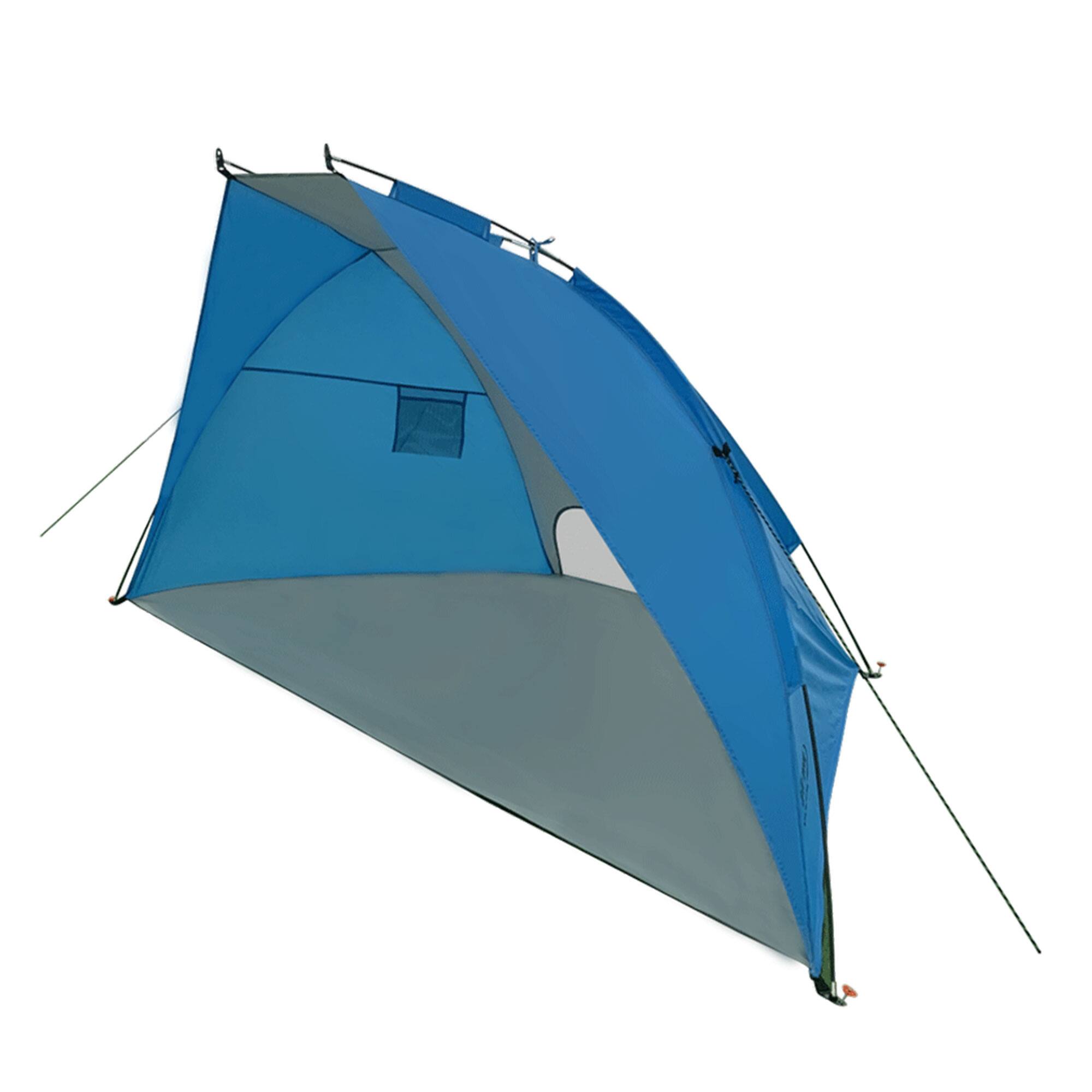 Alt View 3. Drift Creek - Drift Creek Outdoor Canopy Beach Shelter Sun Shade Tent with Carry Bag, Blue - Blue.