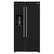 Angle. Forno Appliances - Salerno 20 Cu. Ft. Side-by-Side Counter-Depth Refrigerator with Ice and Water Dispenser - Black.