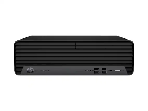 Front. HP - HP EliteDesk 800 G6-SFF i7-10700 16GB DDR4 512GB SSD Win 11 Pro - Black.
