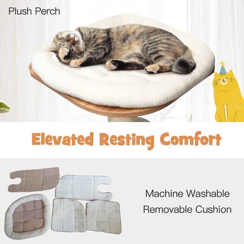Plush Perch  
Elevated Resting Comfort  
Machine Washable  
Removable Cushion