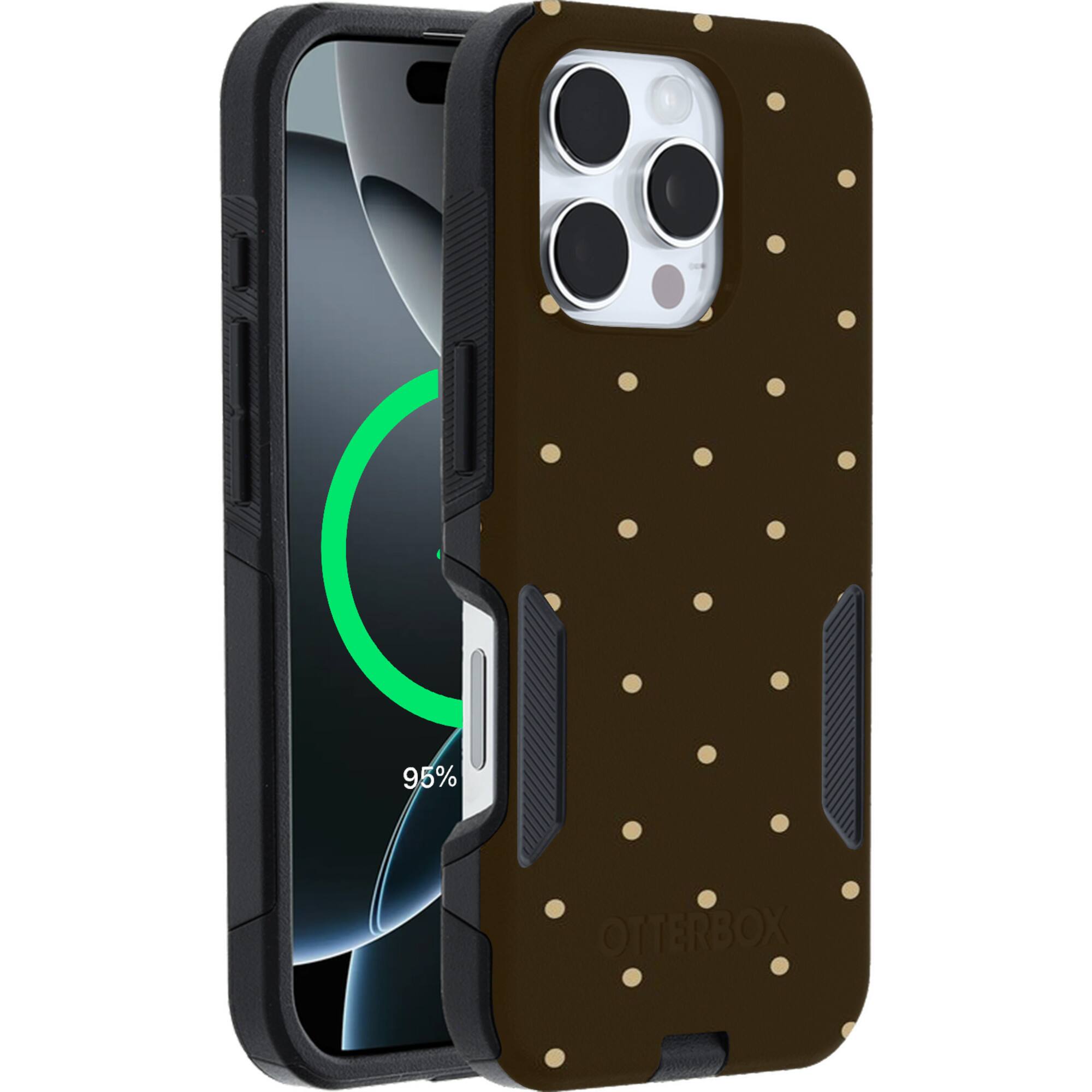 Espresso Polka Dots
