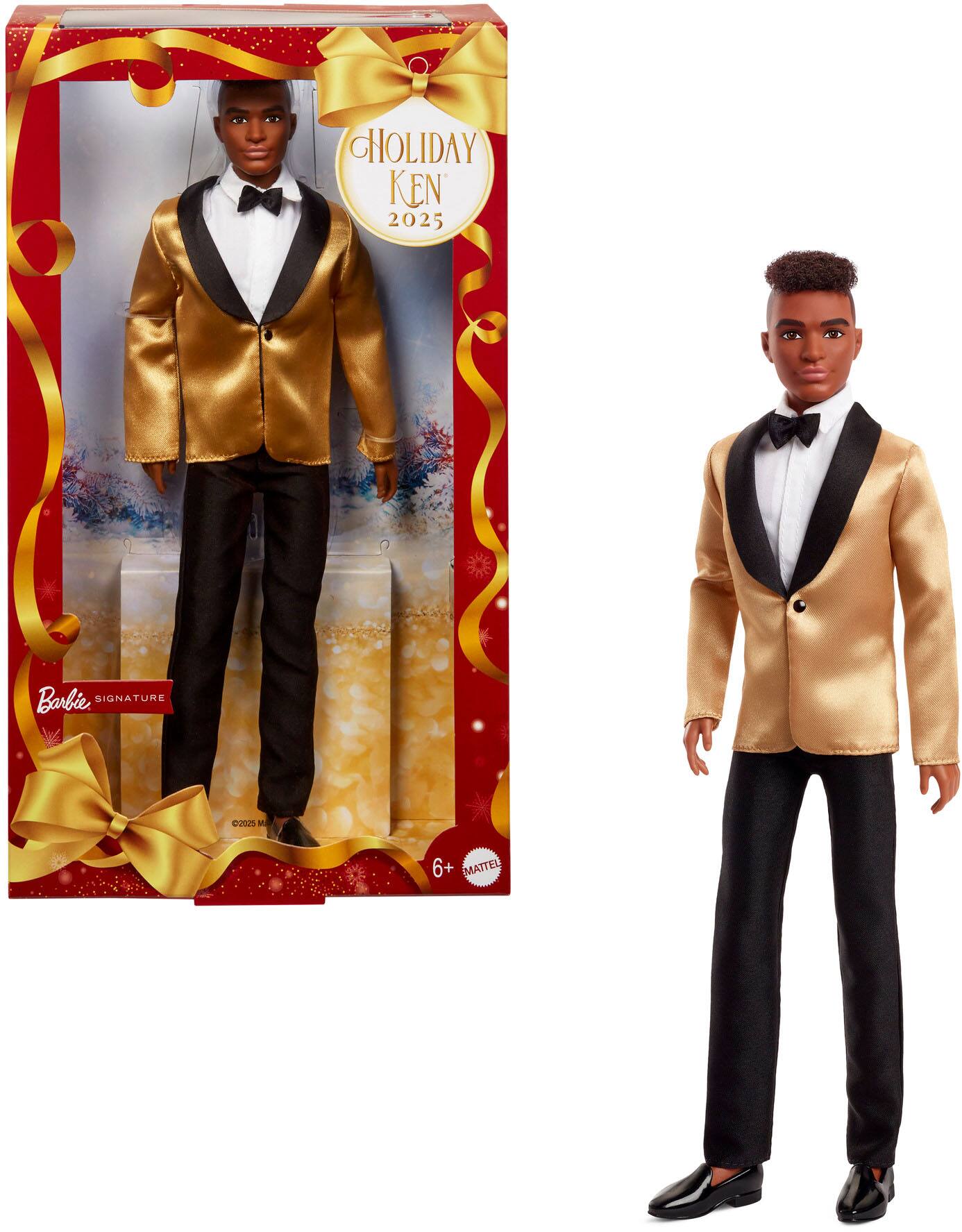 HOLIDAY KEN' 2025
Barbie SIGNATURE
6+
MATTEL