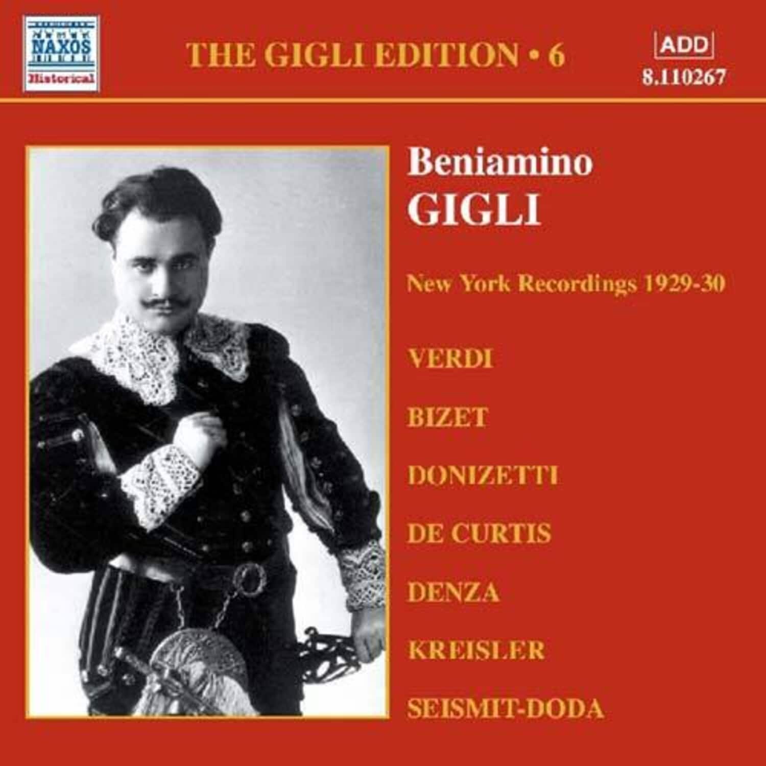 Beniamino Gigli - Gigli Edition 6  - COMPACT DISCS
