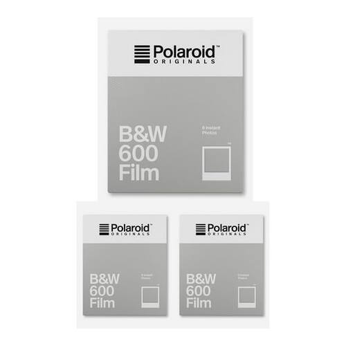Polaroid ORIGINALS  
B&W 600 Film  
8 Photos  
Polaroid ORIGINALS  
B&W 600 Film