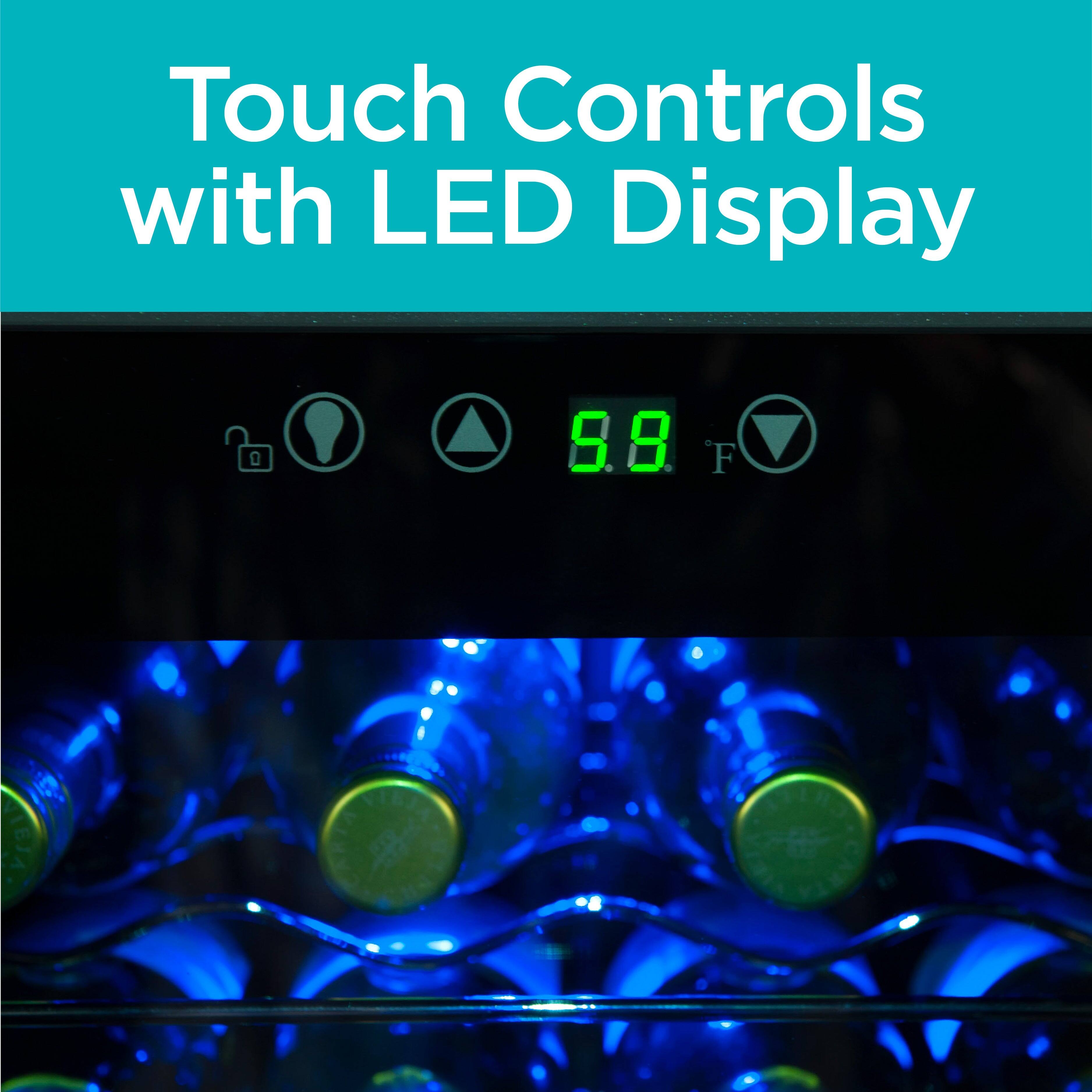 Touch Controls with LED Display

5.8°F