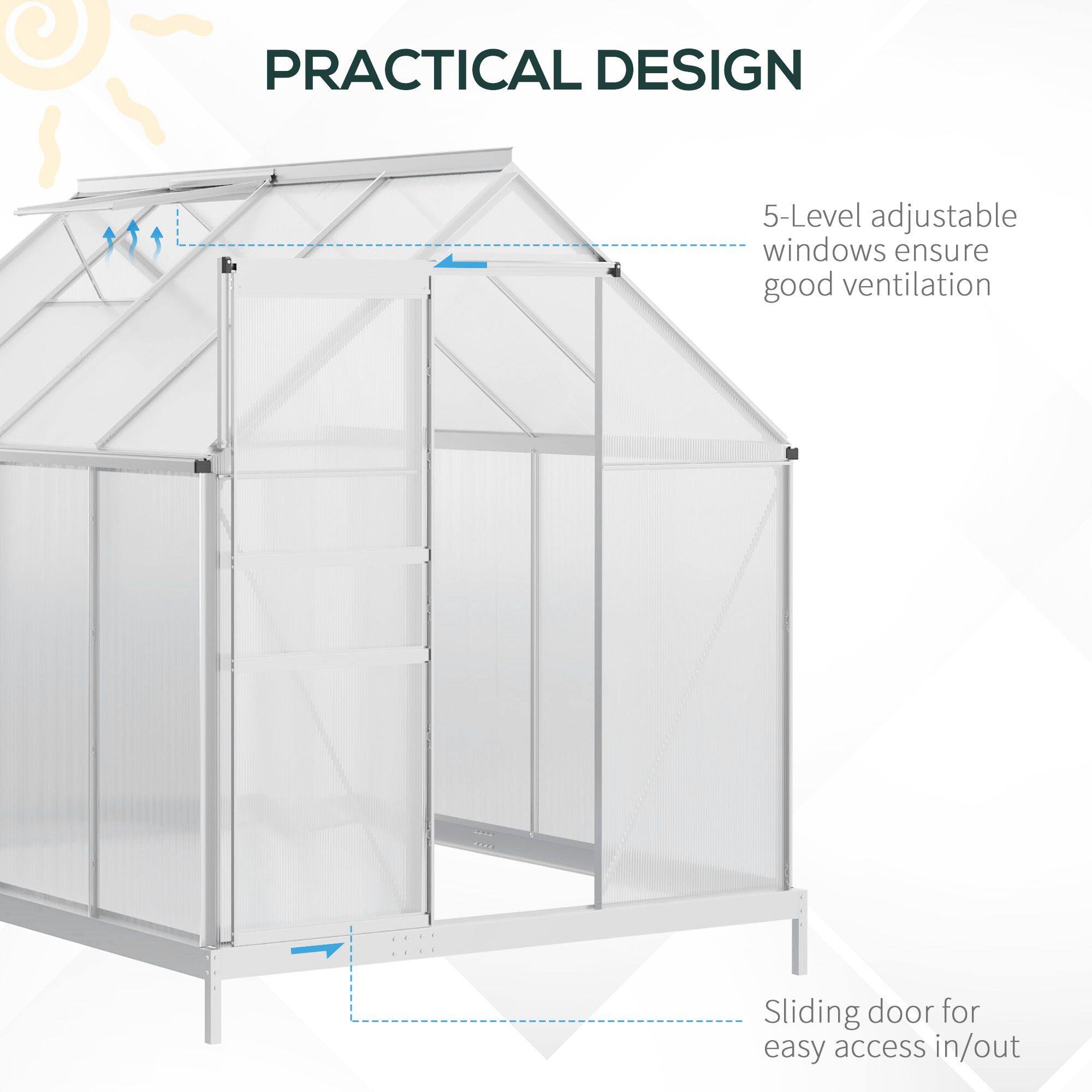 PRACTICAL DESIGN

5-Level adjustable windows ensure good ventilation

Sliding door for easy access in/out