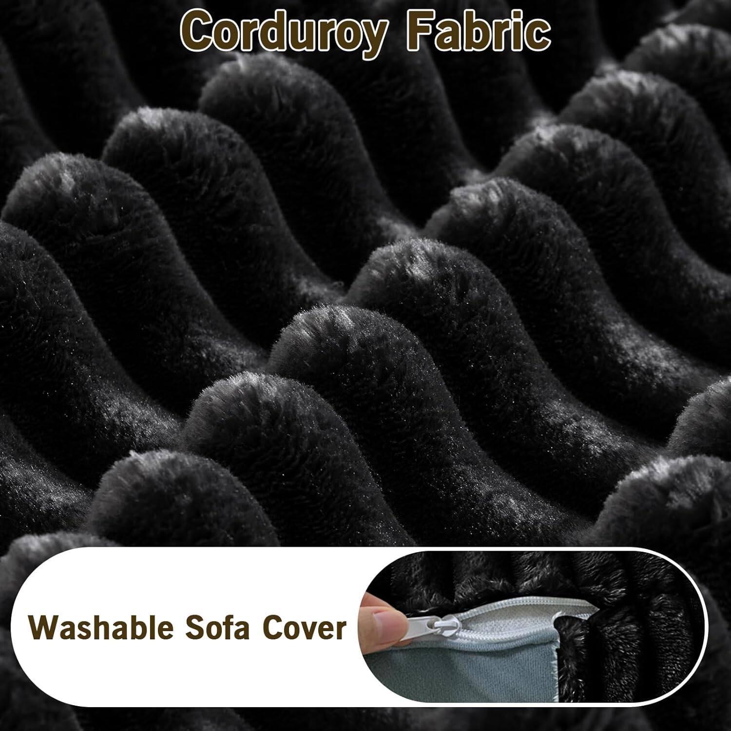 Corduroy Fabric  
Washable Sofa Cover