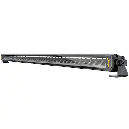 Front. Stinger - HEXCORE 40” Universal Off-Road Straight LED Light Bar, Amber/White Flood & Spot Combo Beam for Cars, Trucks, Jeeps, UTVs - Black.