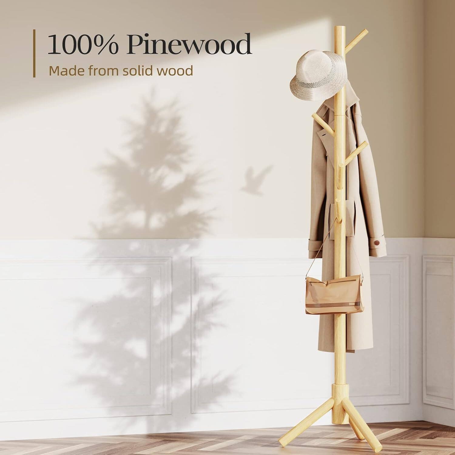 100% Pinewood  
Made from solid wood