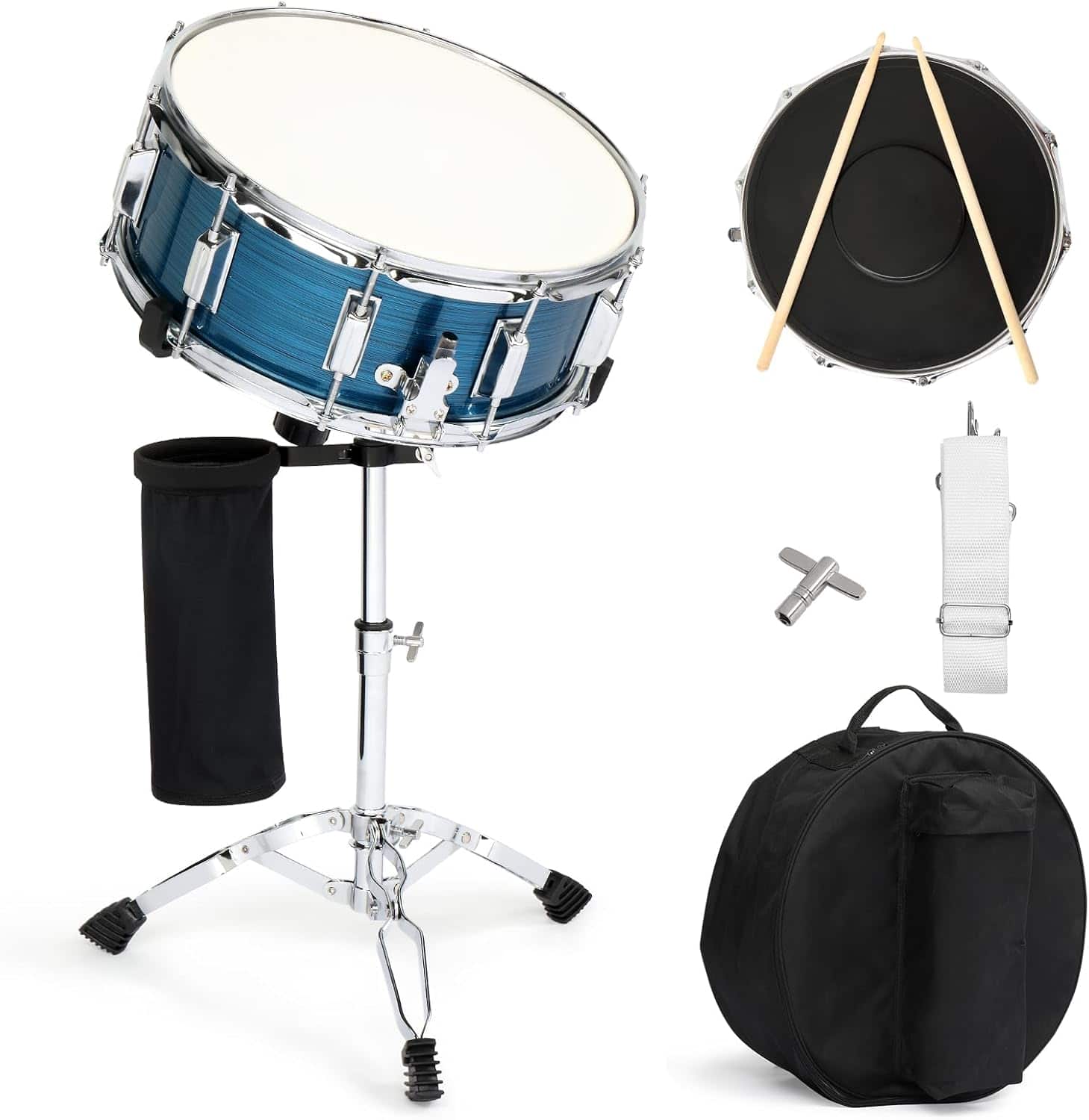 Winado - Ktaxon 14 x 5.5 inches Snare Drum Set, Marching Snare Drum Kit for Students Beginners, Comes with Stand Sticks price history on PriceWatchPro