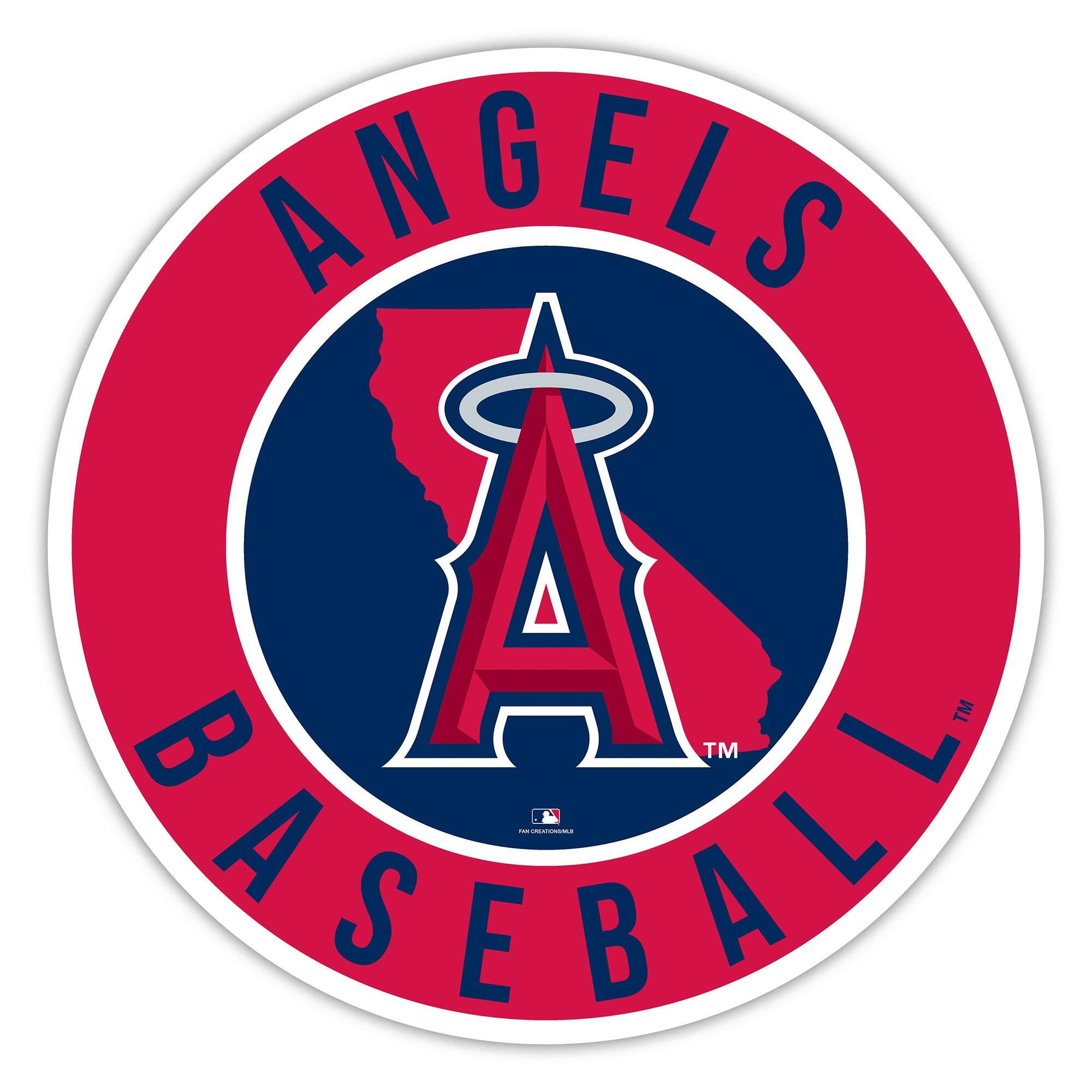 Los Angeles Angels 15" State Circle Sign