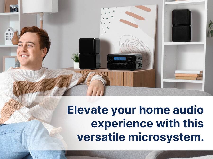 12:35 Elevate your home audio experience with this versatile microsystem.