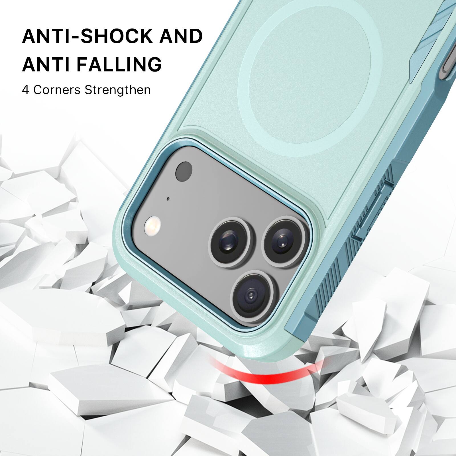 ANTI-SHOCK AND ANTI FALLING  
4 Corners Strengthen