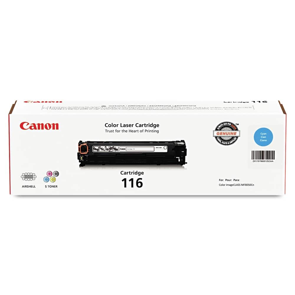 Canon - 1979B001 (116) 1,500 Page-Yield Toner - Cyan
