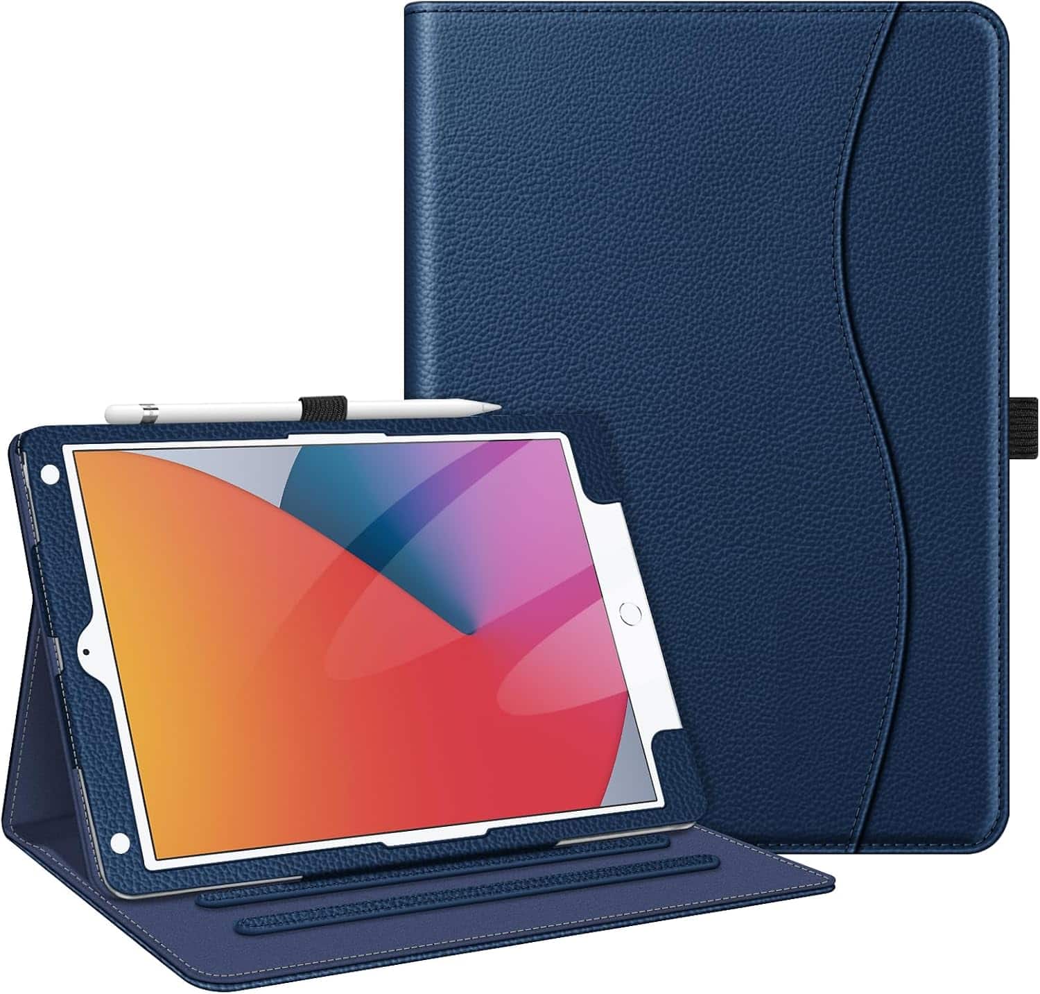 Fintie - Case for iPad 9th/8th/7th Generation 10.2 Inch Multi-Angle Viewing Folio Stand Cover Auto Wake/Sleep - Navy price history on PriceWatchPro