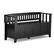 Front. Simpli Home - Acadian SOLID WOOD 48 inch Wide Transitional Entryway Storage Bench in Black - Black.