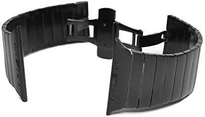 Alt View 1. Worryfree Gadgets - Worryfree Gadgets Stainless Steel Band for Apple Watch Ultra 49mm for Men Women - Black - Black.