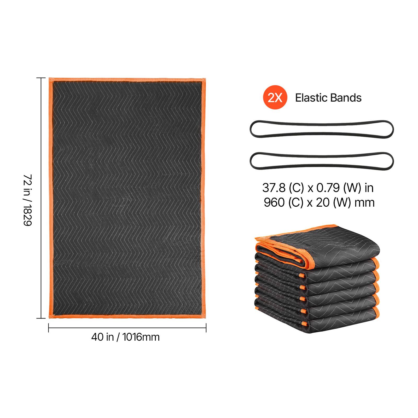 2X Elastic Bands  
72 in / 1829 mm  
37.8 (C) x 0.79 (W) in  
960 (C) x 20 (W) mm  
40 in / 1016 mm