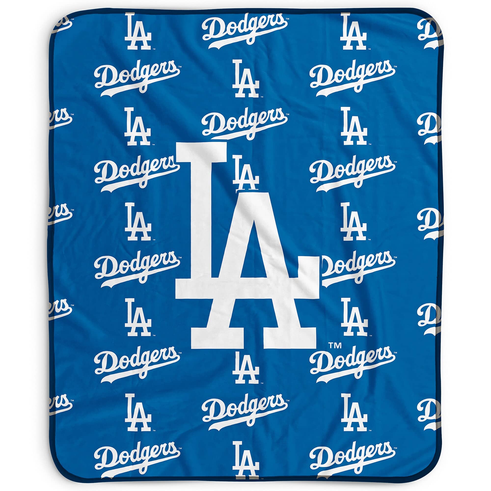 Pegasus - Los Angeles Dodgers 50" x 60" Repeat Wordmark Fleece Blanket - Multicolor