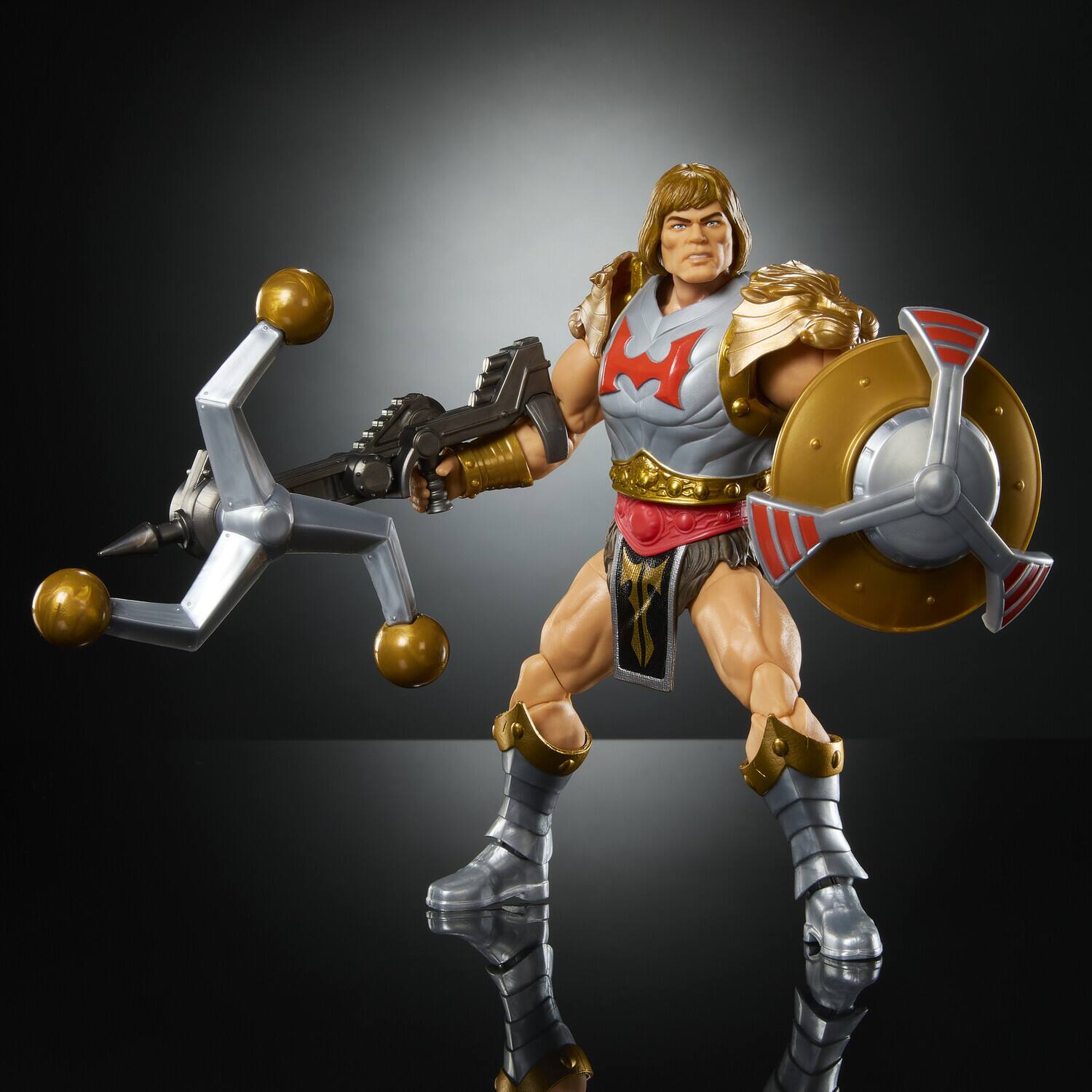 Alt View 1. Mattel - Mattel Collectible - Masters of the Universe Masterverse New Eternia Flying Fist He-Man (He-Man, - Collectibles - Multicolor.