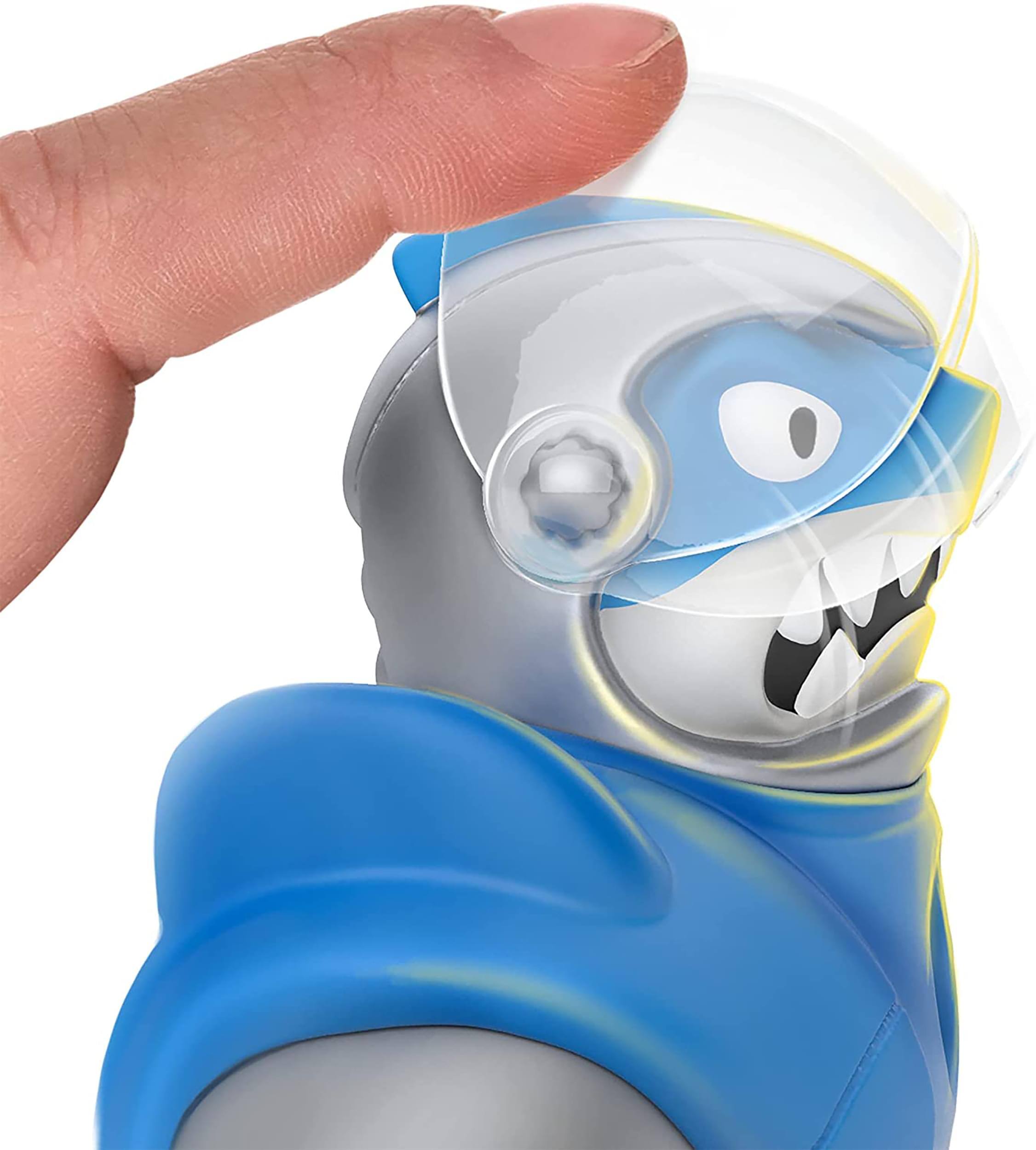 Alt View 2. Moose Toys - Heroes of Goo Jit Zu Galaxy Attack Hero Pack | Astro Thrash - Silver.