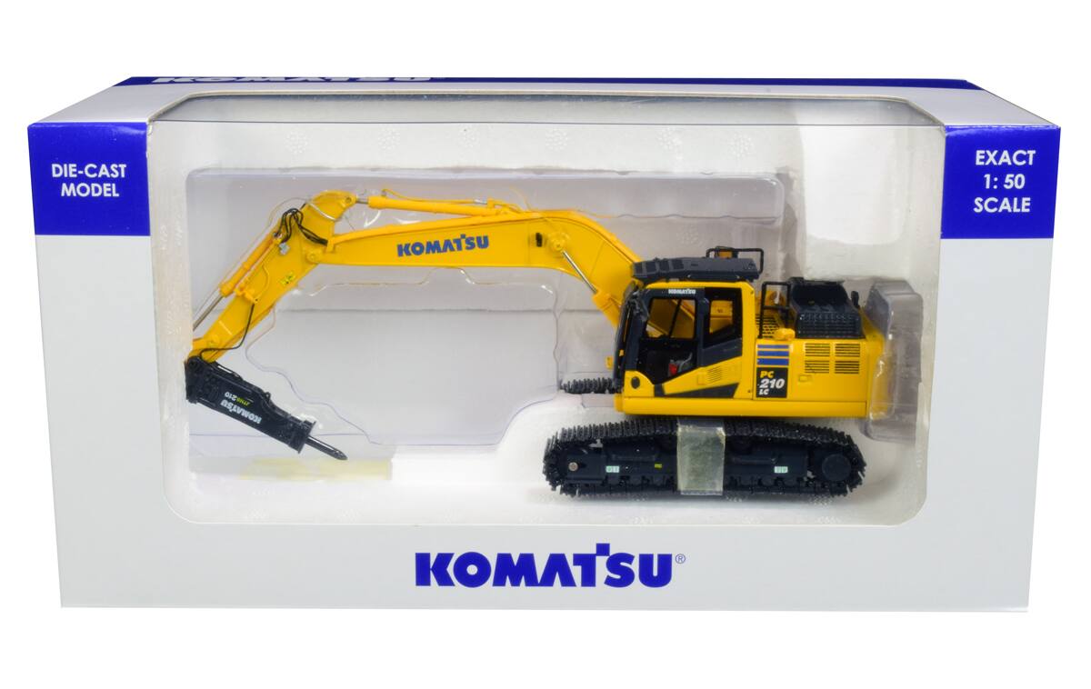 DIE-CAST MODEL  
KOMATSU  
EXACT 1:50 SCALE  
KOMATSU  
JTH5210 KOMATSU  
PC 210 LC  
KOMATSU