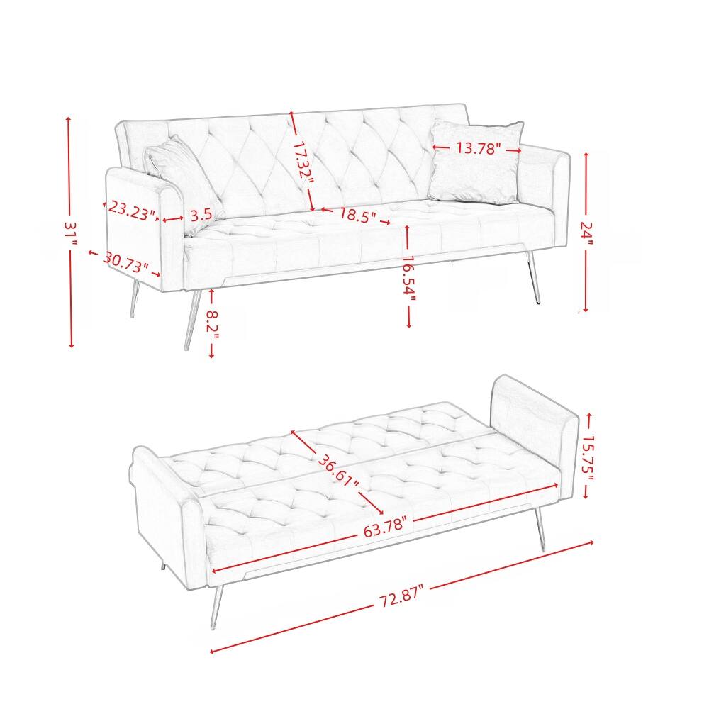 31" x 23.23" x 30.73"  
3.5" x 8.2" x 17.32" x 18.5" x 16.54" x 13.78"  
24" x 36.61" x 63.78"  
15.75" x 72.87"