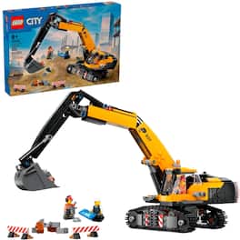 LEGO - City Yellow Construction Excavator Toy Digger 60420