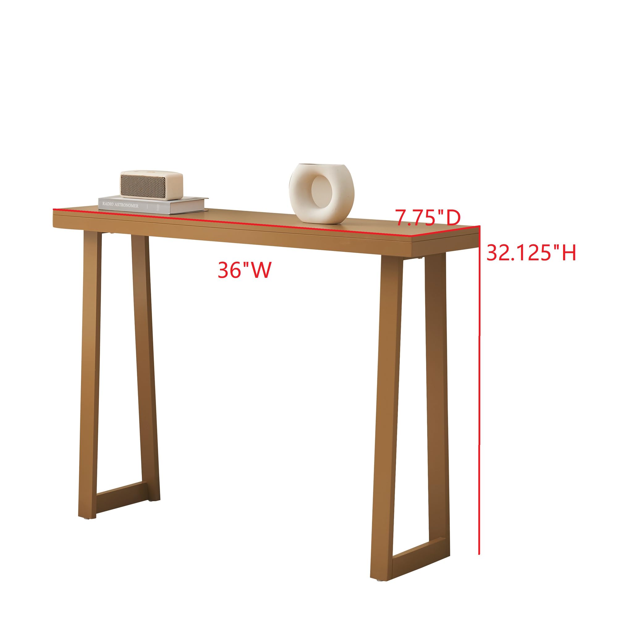 36"W 7.75"D 32.125"H