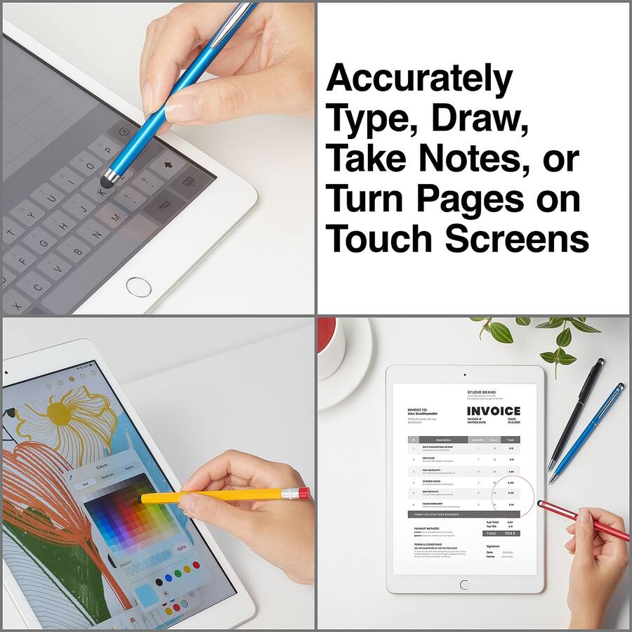 Device Tech Staples Staples TECH Staples Universal Slim Stylus Blue 51137/ST51137US - Best Buy