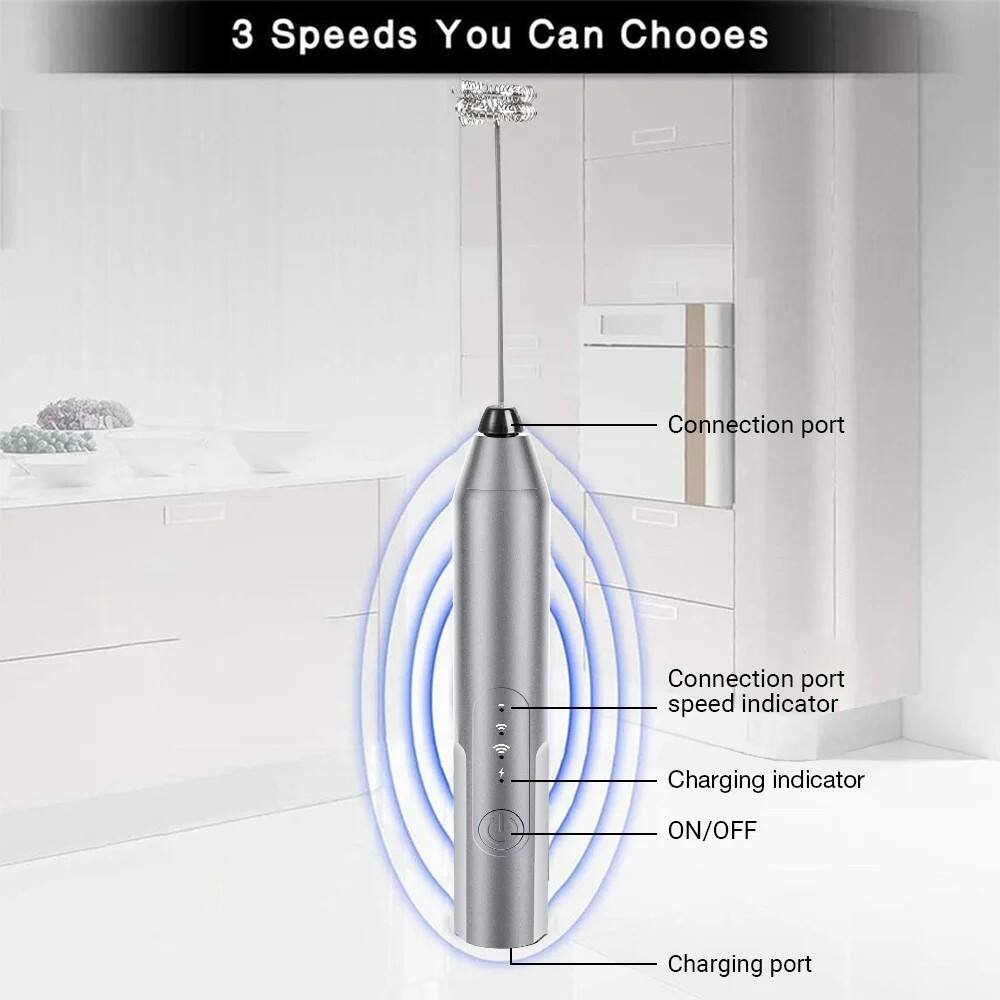 3 Speeds You Can Choose

- Connection port
- Connection port speed indicator
- Charging indicator
- ON/OFF
- Charging port