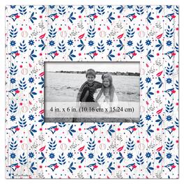 Fan Creations - Toronto Blue Jays 10'' x 10'' Floral Pattern Frame - Multicolor