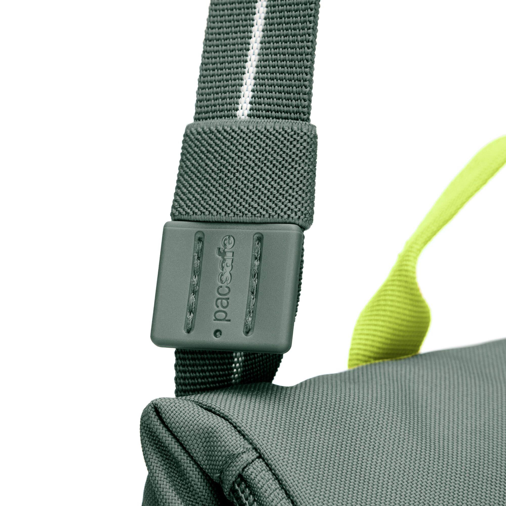 Alt View 4. Pacsafe - GO Saddle Crossbody - Spruce Green.