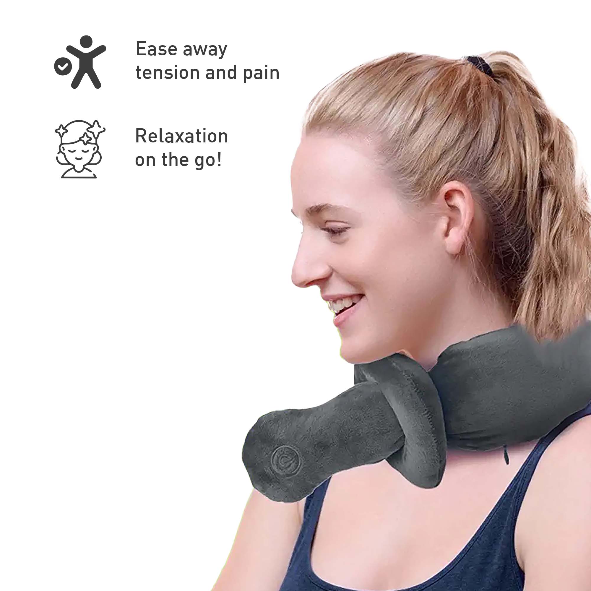 Ease away tension and pain  
Relaxation on the go!