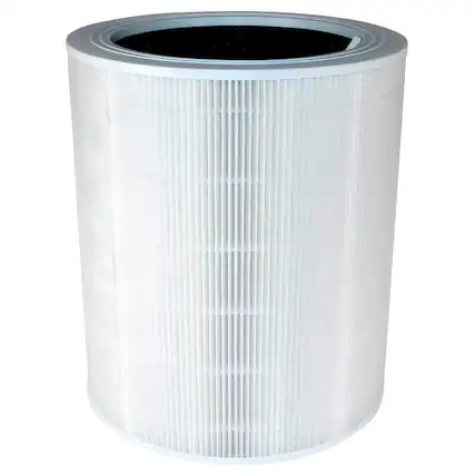 Front. HQRP - Replacement 3-in-1 H13 True HEPA Cartridge with Carbon Layer and Pre-Filter for Levoit Core 600S, Replaces 600S-RF.