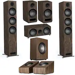 Jamo - S 809 7.1 Home Theater Pack, with 2x S 809 5" Floorstanding Speaker, 2x S 803 Bookshelf Speaker, S 81 Center