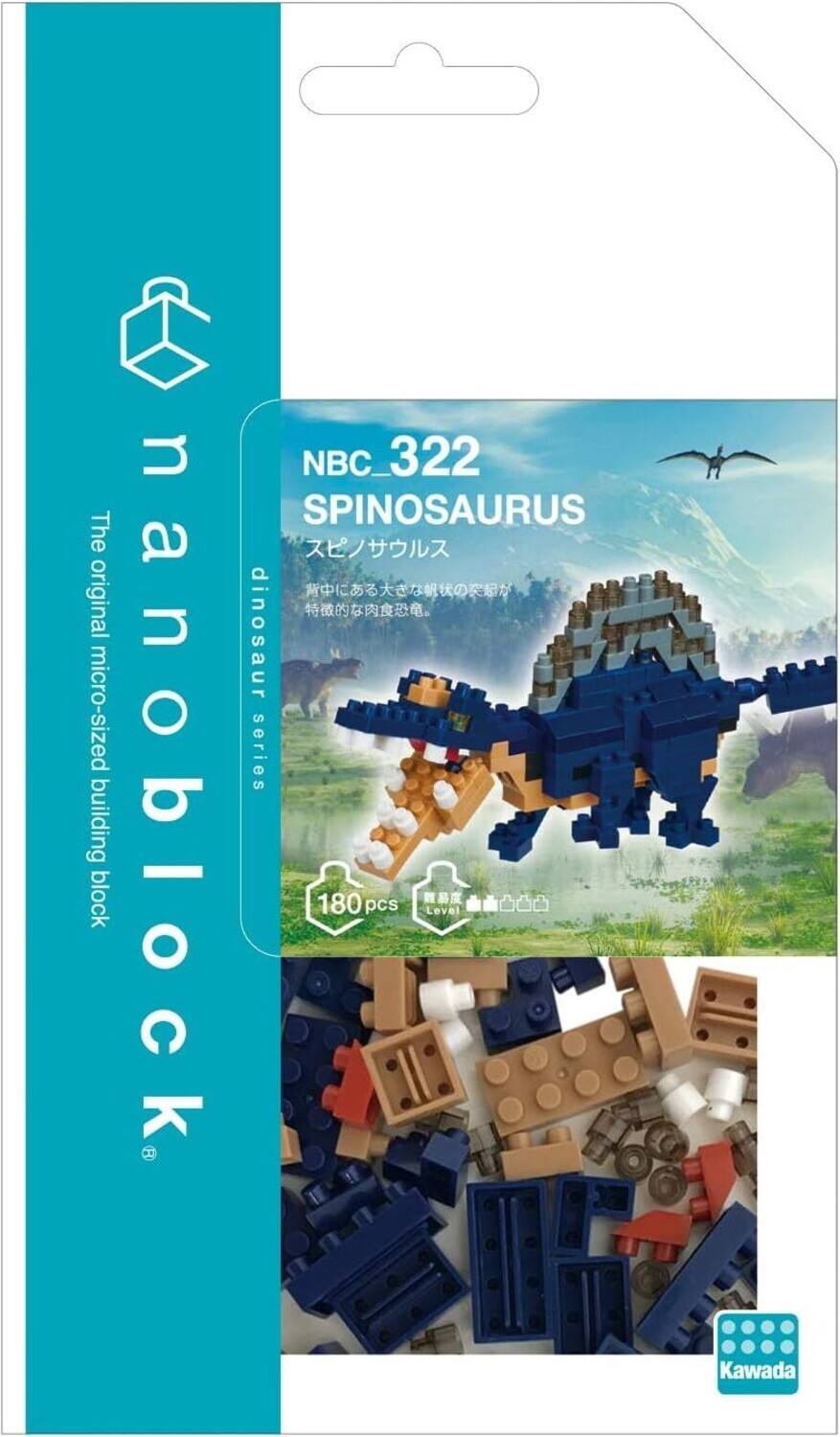 NBC_322 SPINOSAURUS The original micro-sized series building block nanoblock 180 pcs Level Kawada