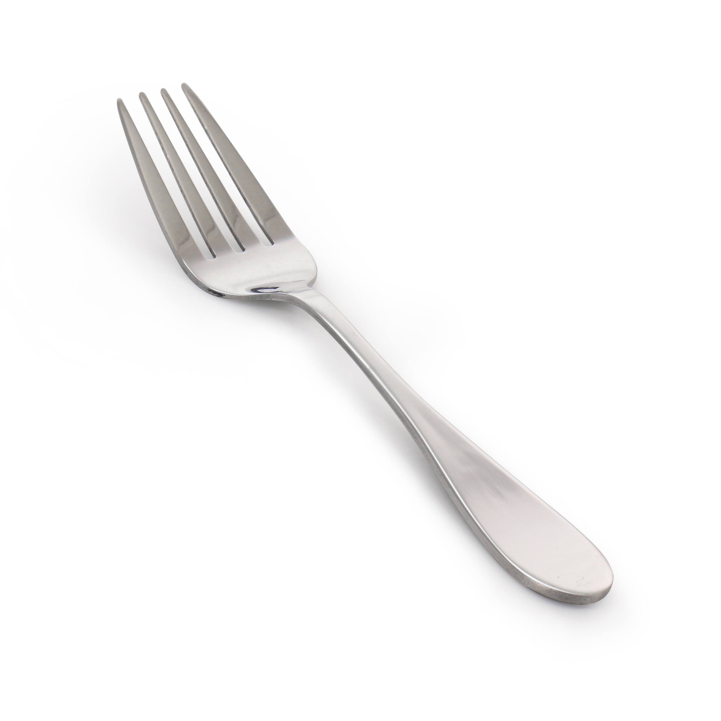 Alt View 2. Oster - Oster Silvermist 20 Piece Stainless Steel Flatware Set with Steak Knives - Silver.