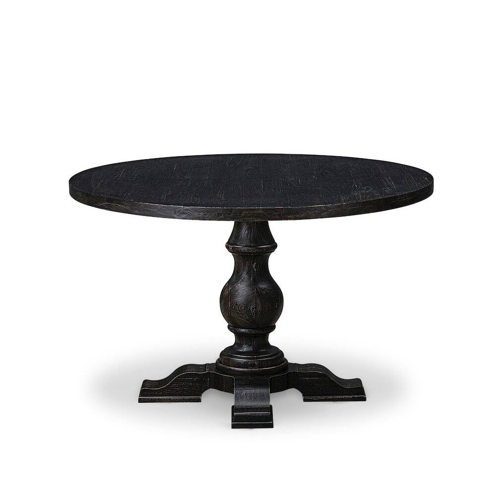 Alt View 3. East West Furniture - Wood Kitchen Table - Black.