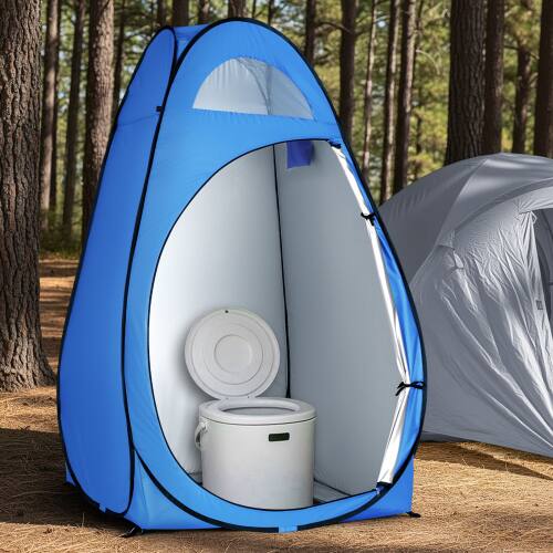 Alt View 7. Winado - 6 FT Camping Pop Up Tent Instant Portable Shower Dressing Fitting Tent Privacy Toilet, Changing Room for Outdoor Camping - Blue.