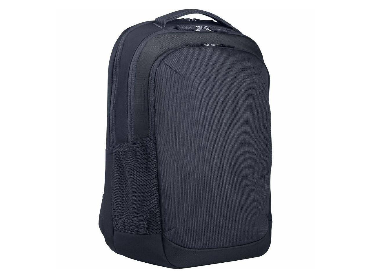 Alt View 7. HP - HP Everyday Carrying Case (Backpack) for 16"-16.1" Notebook - Odyssey Gray - Water & Bump Resistant - 600D Polyester - Odyssey Gray.