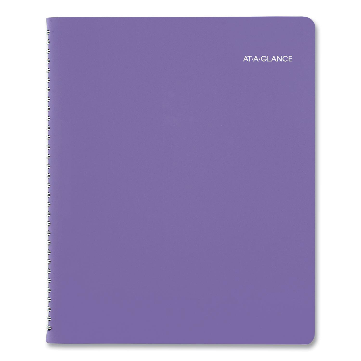 Back. AT-A-GLANCE - Beautiful Day Weekly Monthly Planner Vertical Column Format 11 x 8.5 Purple Cover 13 Month Jan 2026 to Jan 2027.