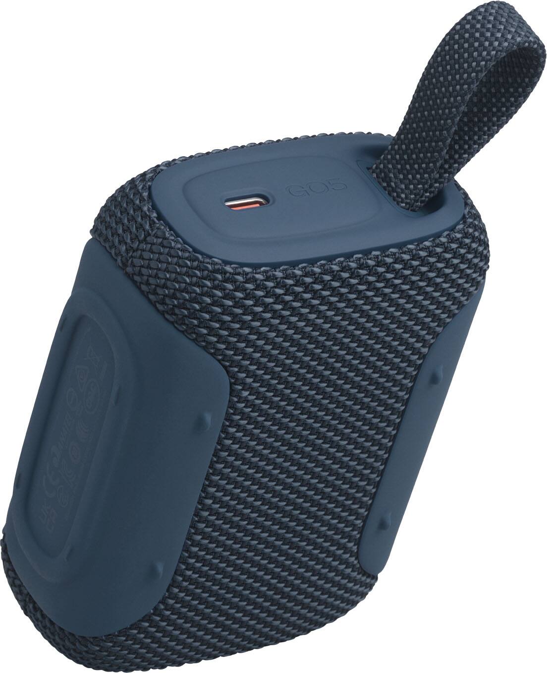 Back. JBL - Go 5 - Ultra-portable waterproof and drop-proof speaker - 2026 - Blue.
