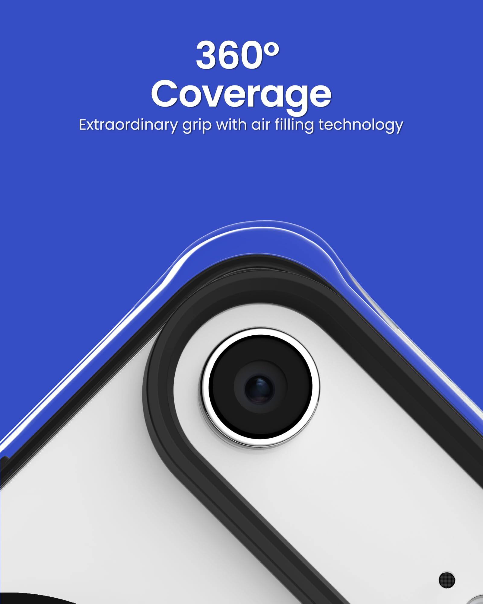 360° Coverage  
Extraordinary grip with air filling technology