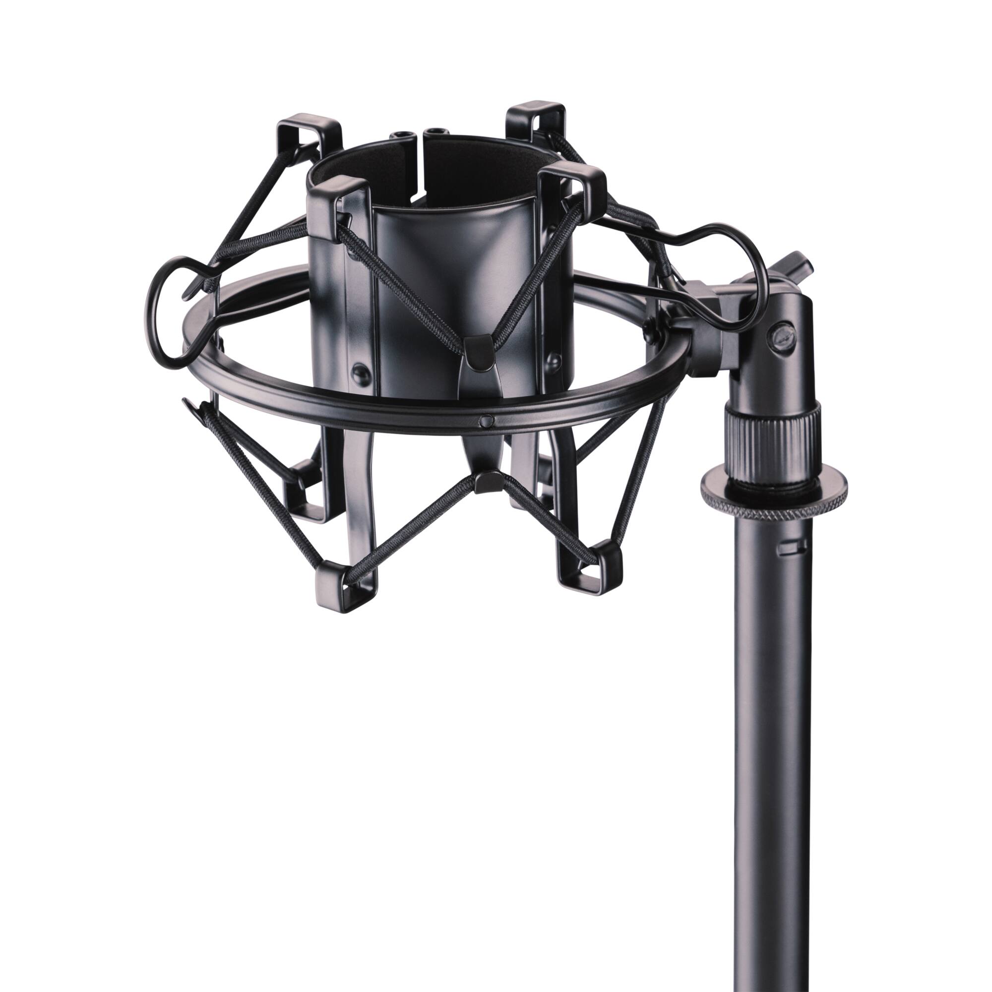 Alt View 7. On Stage Stands - On-Stage MY410 Shock Mount for Studio Mics (42–48 mm) (Elastic Suspension Mount for Large-Diaphragm Condenser - Black.